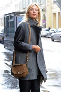 Maria Sharapova shopping at Armani Boutique December 2, 2012 