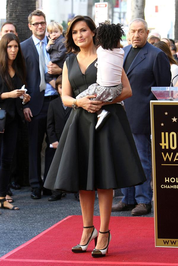 Mariska Hargitay Honored With Star On The Hollywood Walk Of Fame - Hollywood, Nov. 8, 2013 