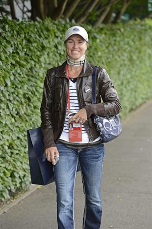 Martina Hingis Outside Wimbledon Lawn Tennis Club in London June 24, 2013 