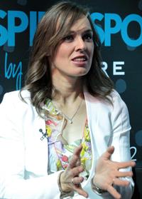 Martina Hingis pics press conference in Qatar 11/14/12 