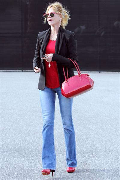 Melanie Griffith Leaving Mafield store in West Hollywood (May 8, 2013) 