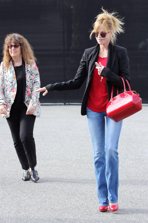 Melanie Griffith Leaving Mafield store in West Hollywood (May 8, 2013) 