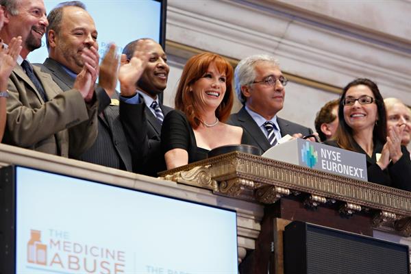 Melissa Gilbert Visits The New York Stock Echange (Sep 25, 2012) 