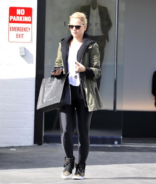 Mena Suvari - Out and about in Beverly Hills on February 21, 2013