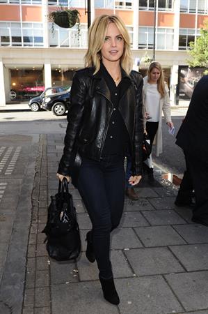 Mena Suvari outside the BBC Radio One studios October 4, 2012 