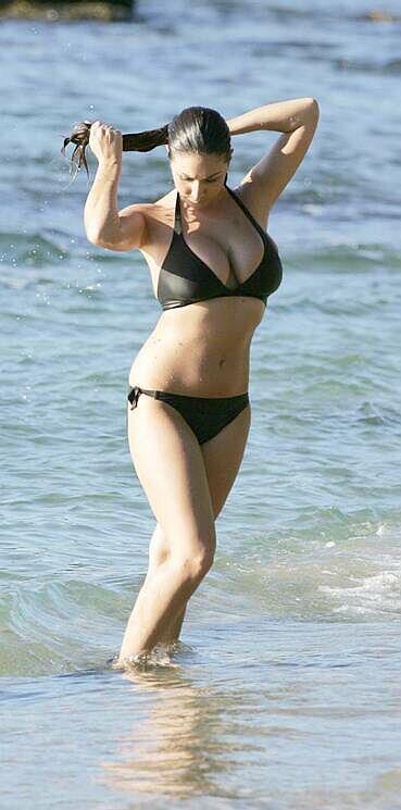 Lucy Pinder in a bikini