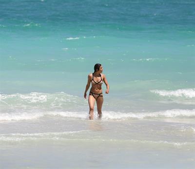 Michelle Rodriguez enjoying the sun at Miami Beach April 26-2013 