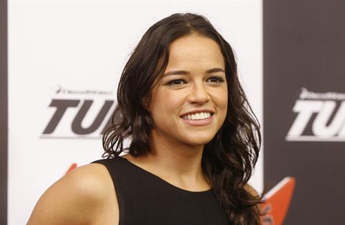 Michelle Rodriguez at the  Turbo  New York Premiere on July 9, 2013 