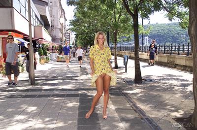 Krisztina in  Nude Flashing  for ALS Scan