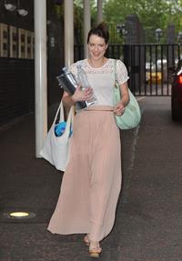 Michelle Ryan - Arriving at ITV Studios - August 21, 2012