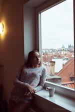 Messiah in  Skylight  for Viv Thomas - Messiah shows off her gorgeous body before satisfying her shaved pussy