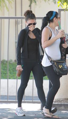 Mila Kunis leaving exercise class in West Hollywood 10/23/12 