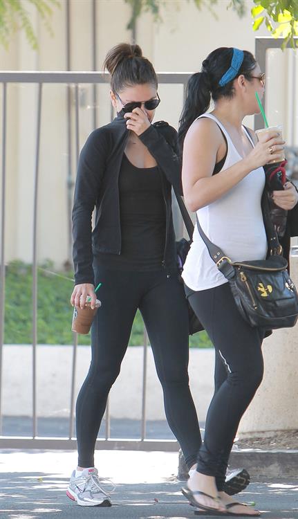 Mila Kunis leaving exercise class in West Hollywood 10/23/12 