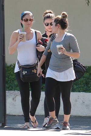 Mila Kunis leaving exercise class in West Hollywood 10/23/12 