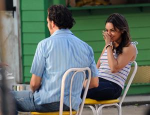 Mila Kunis - Booty in tight jeans on the set of  Blood Ties  in New York City (May 29, 2012)
