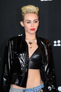 Miley Cyrus Attends the Myspace relaunch at The El Rey Theater in Los Angeles on June 12, 2013