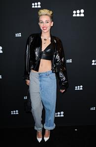 Miley Cyrus Attends the Myspace relaunch at The El Rey Theater in Los Angeles on June 12, 2013