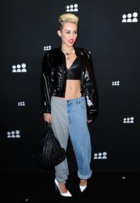 Miley Cyrus Attends the Myspace relaunch at The El Rey Theater in Los Angeles on June 12, 2013