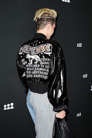 Miley Cyrus Attends the Myspace relaunch at The El Rey Theater in Los Angeles on June 12, 2013