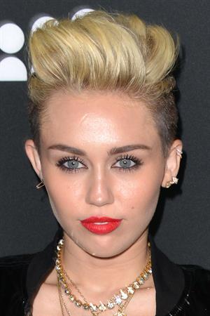 Miley Cyrus Attends the Myspace relaunch at The El Rey Theater in Los Angeles on June 12, 2013