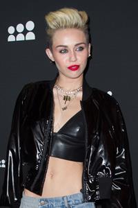 Miley Cyrus Attends the Myspace relaunch at The El Rey Theater in Los Angeles on June 12, 2013