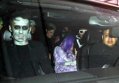 Miley Cyrus Pictures Miley Cyrus – Halloween Party candids in LA 10/31/13