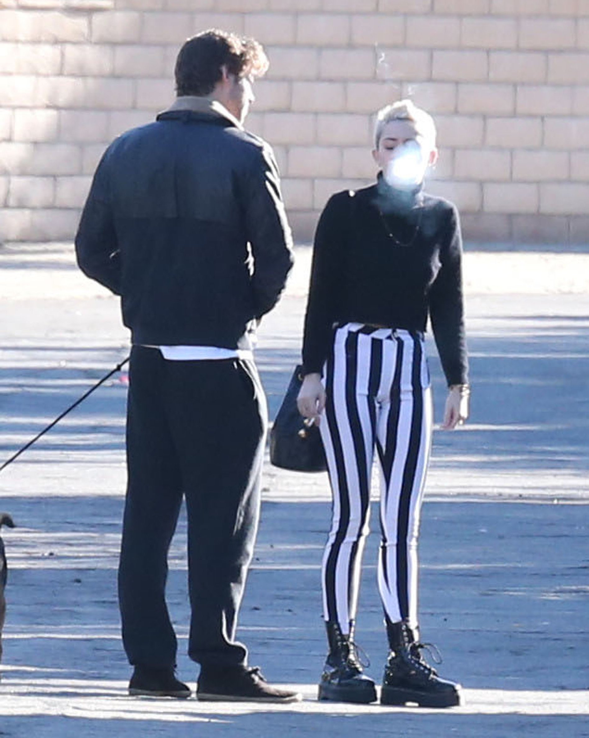 Miley Cyrus leaving a family gathering in Palm Springs 12/26/12 