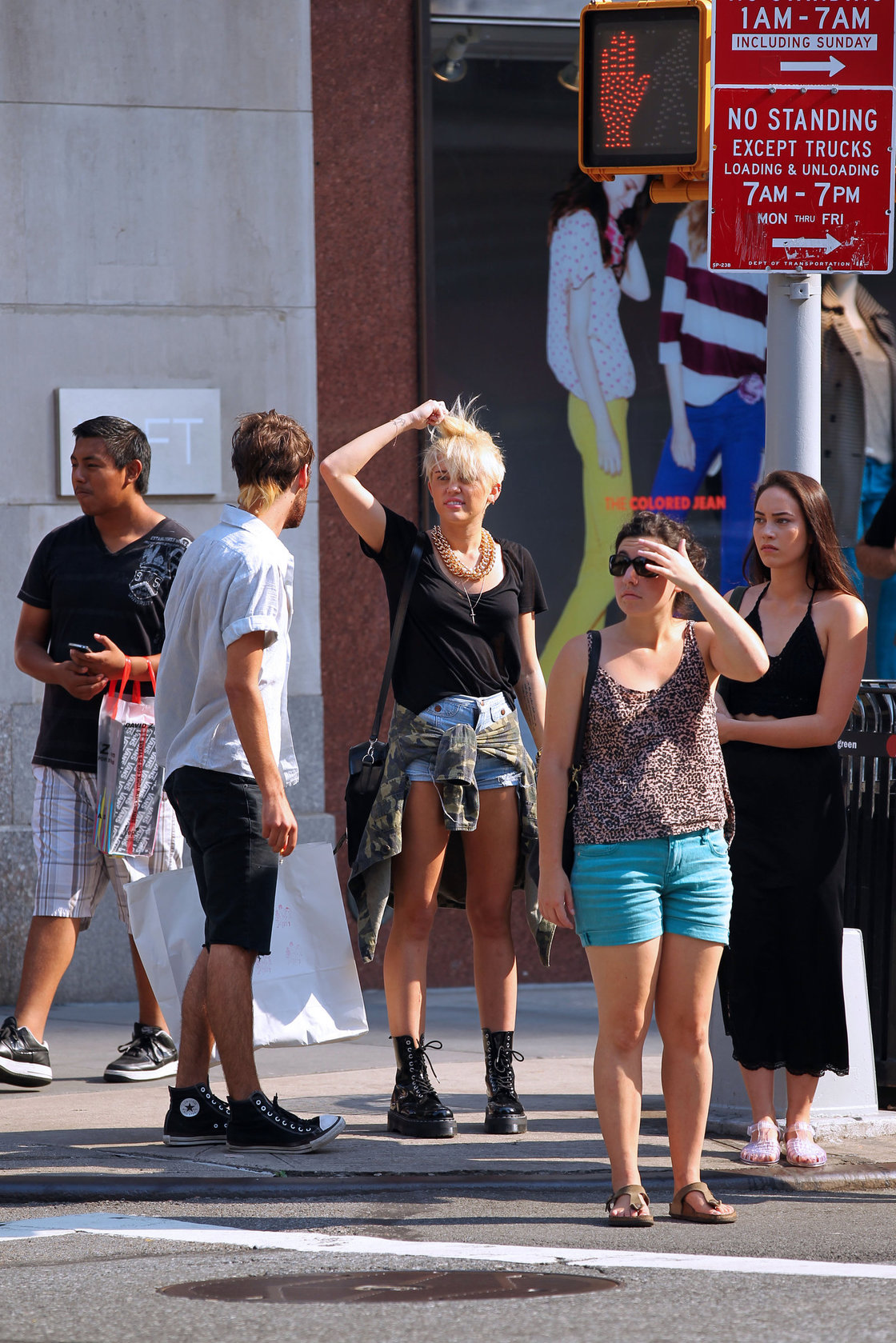 Miley Cyrus - Out shopping in New York City August 23, 2012
