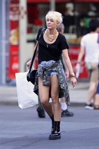Miley Cyrus - Out shopping in New York City August 23, 2012