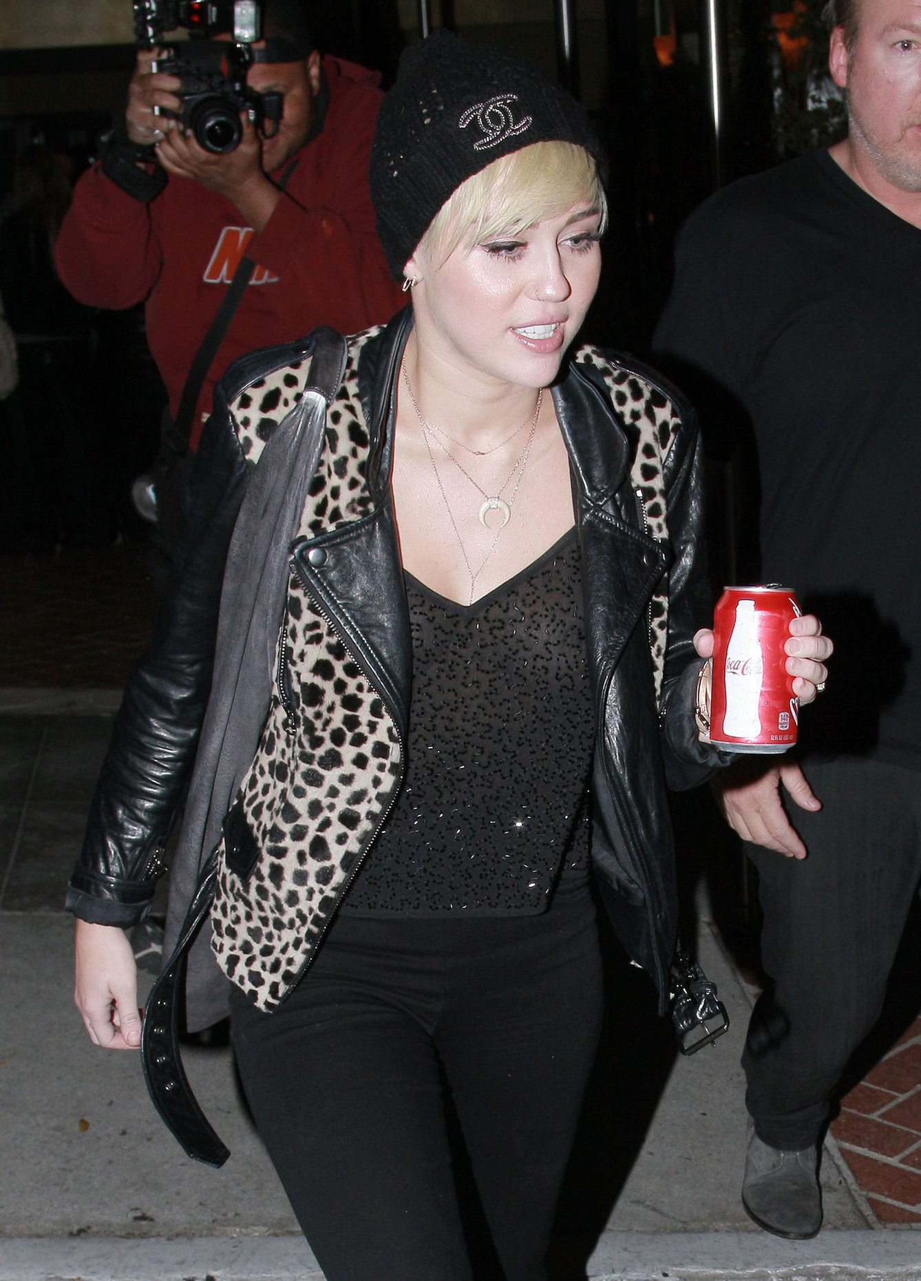 Miley Cyrus leaves recording studio in West Hollywood 10/10/12 