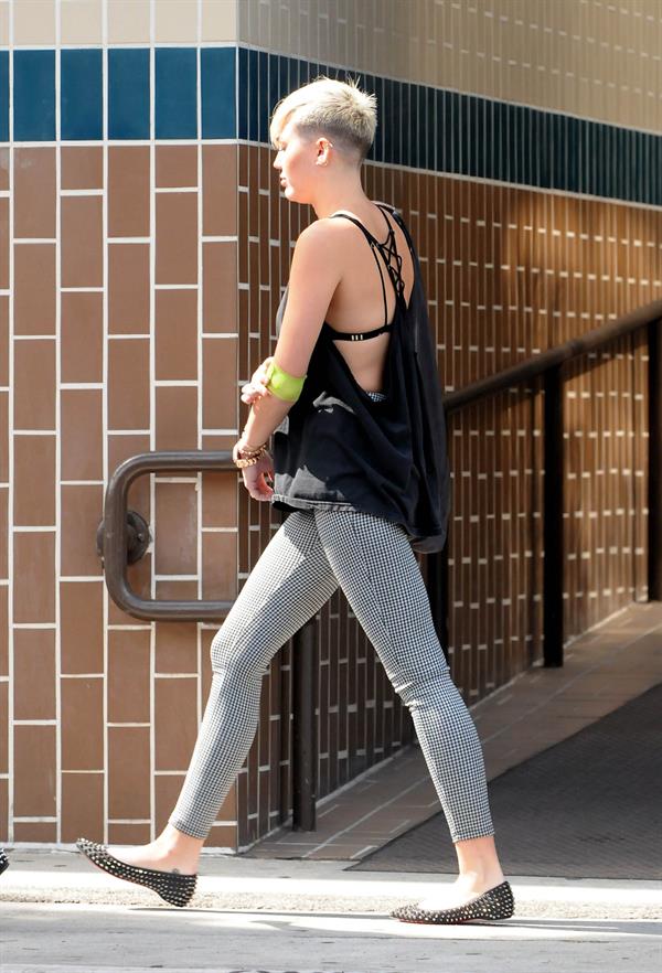 Miley Cyrus out and about in LA 10/9/12 