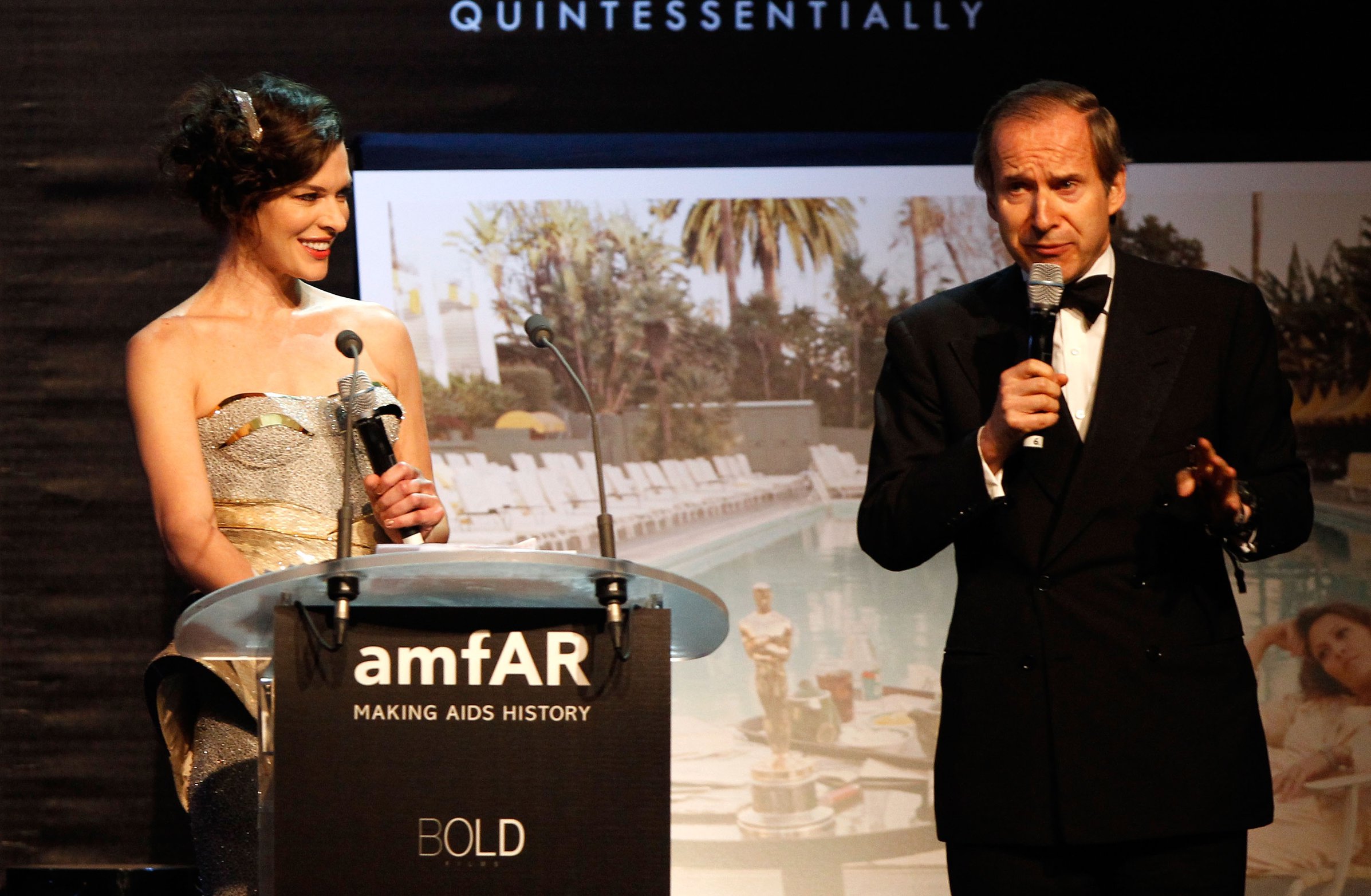 Milla Jovovich - amfAR's Cinema Against AIDS benefit in Antibes - 5/24/12