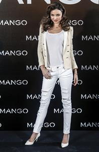 Miranda Kerr introduced as the new Face of Mango in Madrid, Spain 12/11/12 