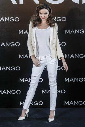 Miranda Kerr introduced as the new Face of Mango in Madrid, Spain 12/11/12 