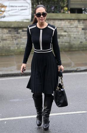 Myleene Klass in London on March 1, 2013