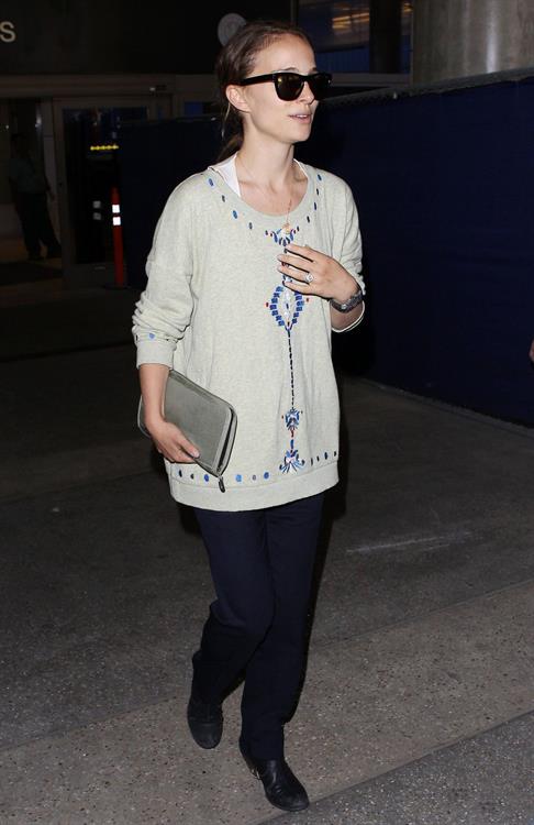 Natalie Portman arrives at LAX Airport - May 30, 2013 