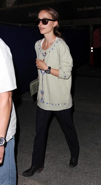 Natalie Portman arrives at LAX Airport - May 30, 2013 