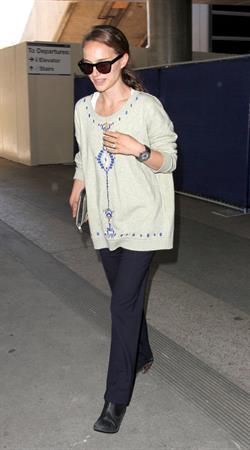 Natalie Portman arrives at LAX Airport - May 30, 2013 