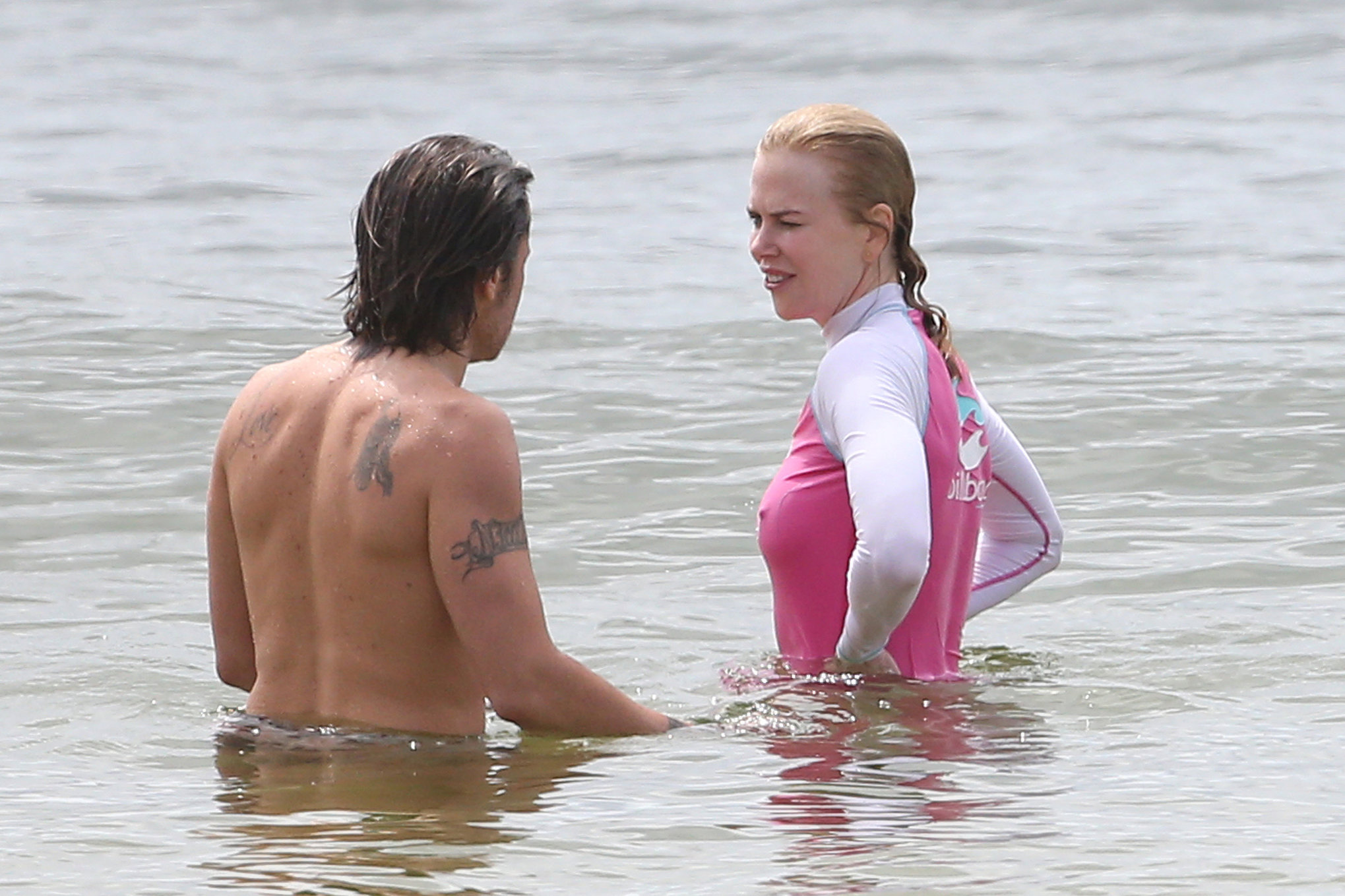 Nicole Kidman in Bikini Morning Swim candids in Sydney February 4, 2013 