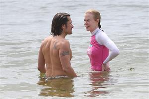 Nicole Kidman in Bikini Morning Swim candids in Sydney February 4, 2013 