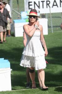 Alecia Moore (Pink) Coachella valley music festival day 1 on April 16, 2010