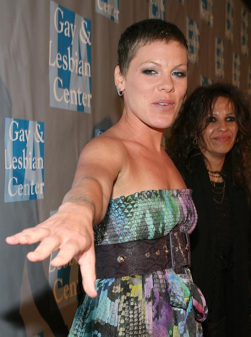 Alecia Moore (Pink) LA Gay Lesbian Centers an Evening With Women on May 1, 2010