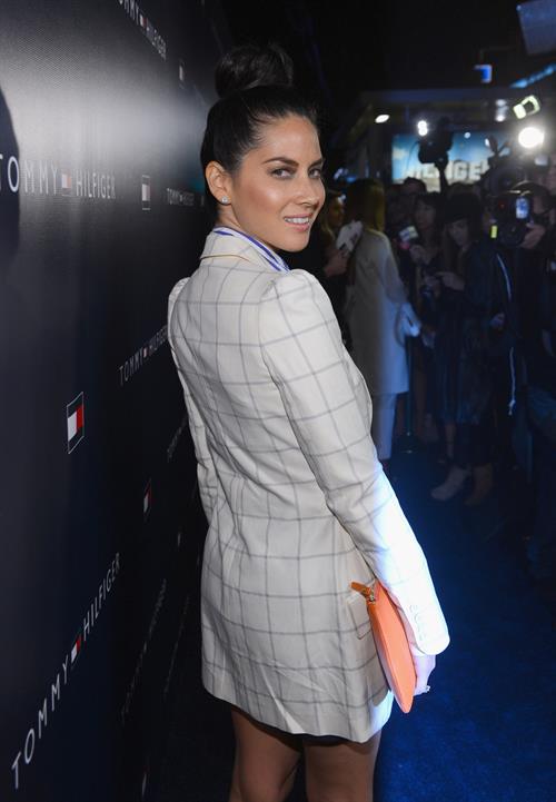 Olivia Munn attends the opening of Tommy Hilfiger's New West Coast Flagship Store in Los Angeles on February 2, 2013