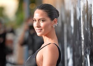 Olivia Munn attends the Los Angeles Season 2 Premiere Of HBO's Series  The Newsroom , July 10, 2013 