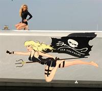 Pamela Anderson Launches Sea Shepherds Operation Zero Tolerance Whale Defense Campaign on November 2, 2012 