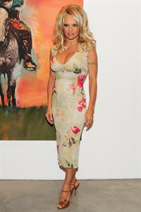 Pamela Anderson Attends GAGOSIAN Gallery Opening of Richard Prince:Cowboy in LA 21.02.13 
