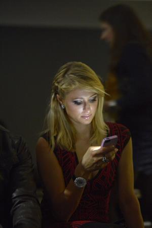 Paris Hilton Mango Fashion Show as part of the 080 Barcelona Fashion Week on January 28, 2013