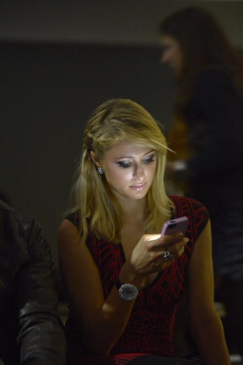 Paris Hilton Mango Fashion Show as part of the 080 Barcelona Fashion Week on January 28, 2013