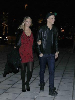 Paris Hilton Mango Fashion Show as part of the 080 Barcelona Fashion Week on January 28, 2013