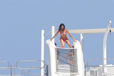 Nina Dobrev in a bikini